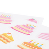 Stickiville Birthday Cake Holographic Stickers