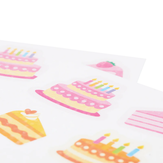 Stickiville Birthday Cake Holographic Stickers