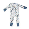 Tropical Ocean Fish 2-Way Zipper Romper