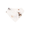 Doggy Daycare Muslin Bandana Bib, White