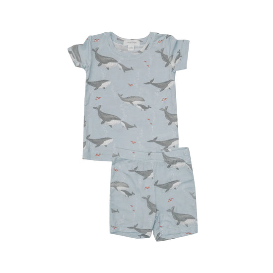 Grey Whales Loungewear Short Set