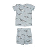 Grey Whales Loungewear Short Set