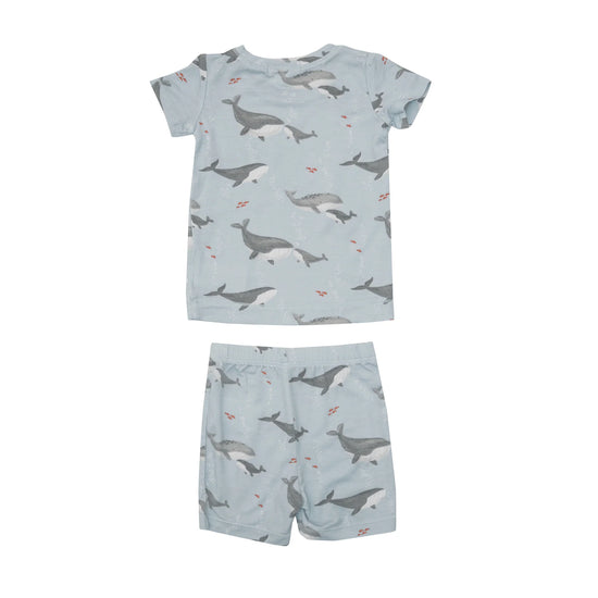 Grey Whales Loungewear Short Set