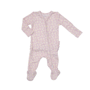 Little Daisy 2-Way Ruffle Back Zipper Footie (save 30%)