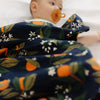 Orange Blossom Muslin Swaddle