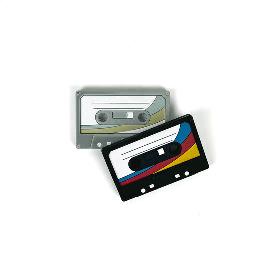 Retro Cassette Tape Teether (Limited Edition, Black)