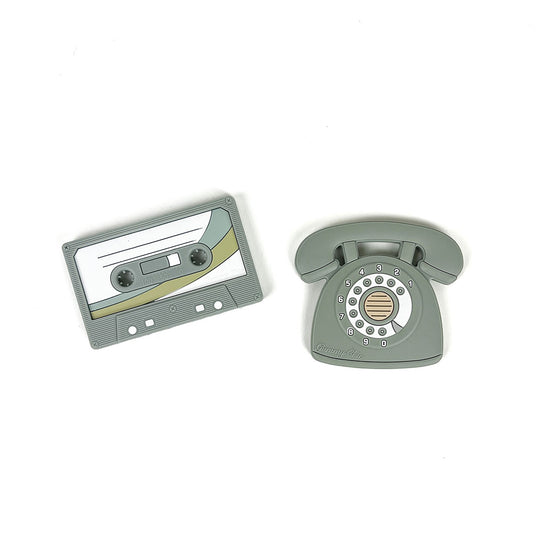 Rotary Dial Phone Teether, Desert Sage