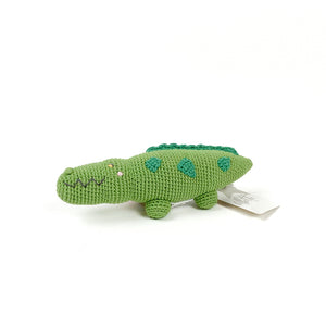 Crochet Crocodile Casey Rattle Toy (30% off)