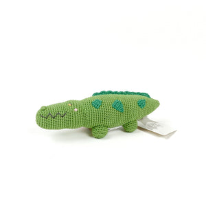 Crochet Crocodile Casey Rattle Toy