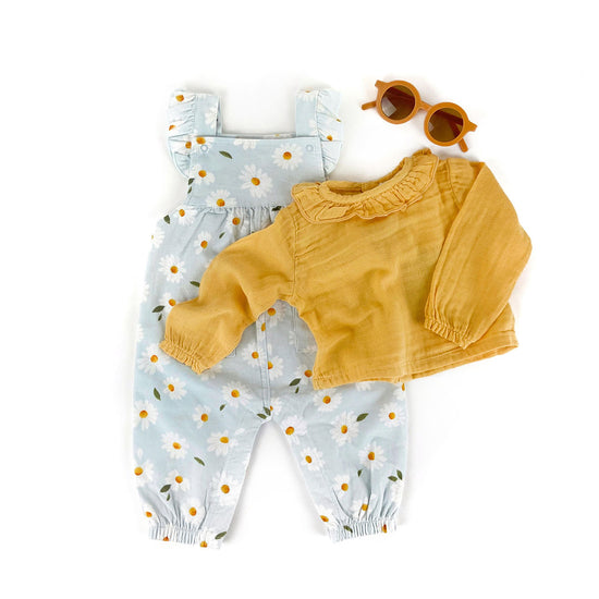 Honey Yellow Muslin Blouse (FINAL SALE)