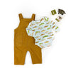 Honey Yellow Corduroy Overalls