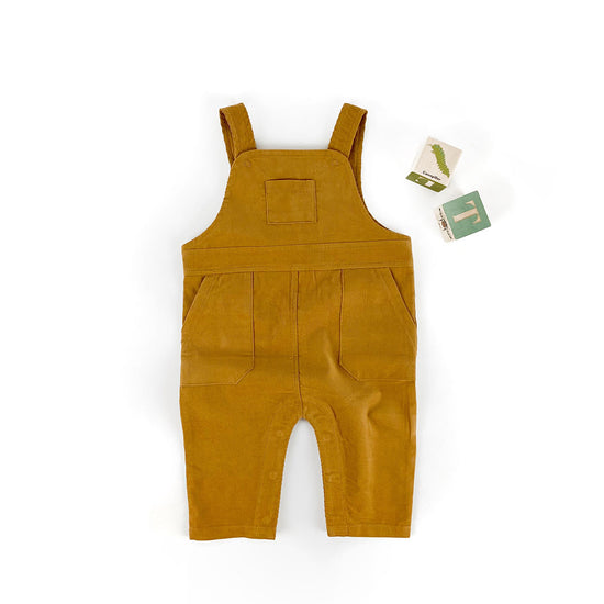 Honey Yellow Corduroy Overalls