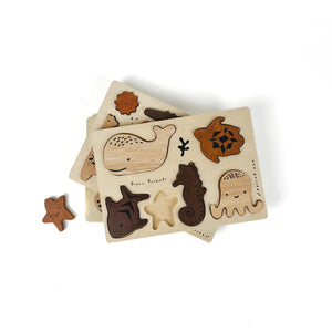 Ocean Life Wooden Tray Puzzle