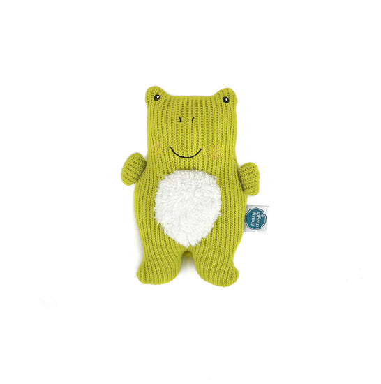 Knitted Nursery Frog Rattle