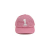 "1" Baseball Hat, Pink