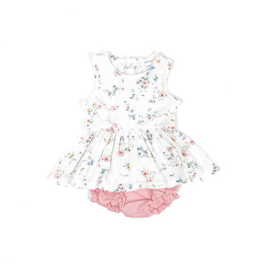 Climbing Roses Peplum Tank & Bloomer Set