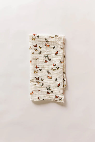 Butterfly Migration Muslin Swaddle