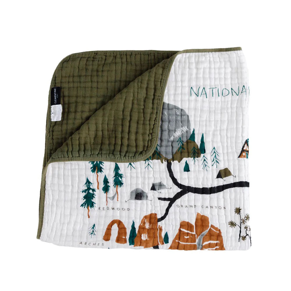 National parks muslin quilt deals