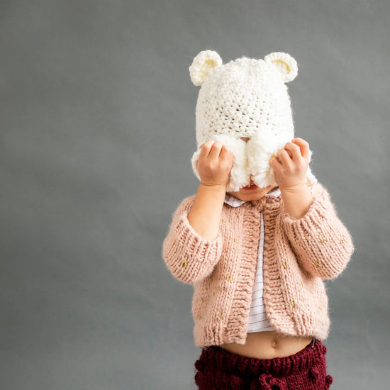 Sam Bear Hat, Ivory