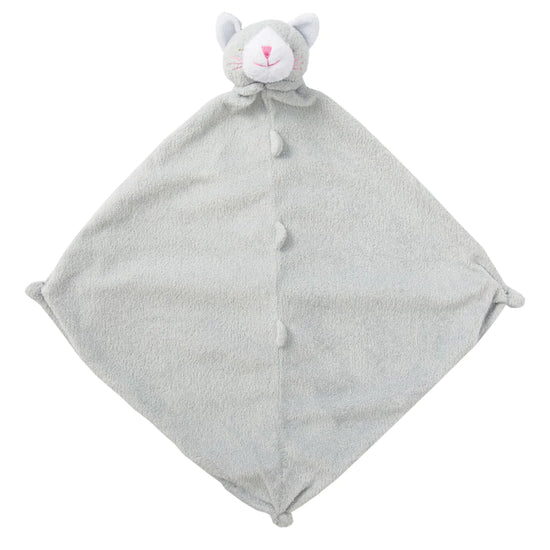 Grey Kitty Security Blanket