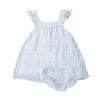 Nautical Ticking Stripe Sundress/Bloomer (FINAL SALE)