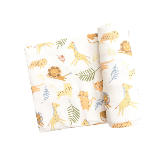 Animal Friends Swaddling Blanket