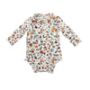 Autumn Ditsy Bodysuit with Peter Pan Collar (Final Sale)