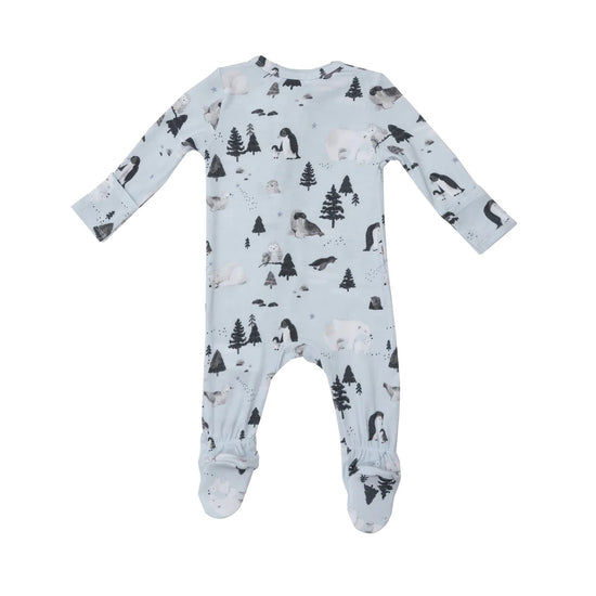 Arctic Animals 2-Way Zipper Footie