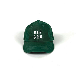 Big Bro Baseball Hat, Hunter Green