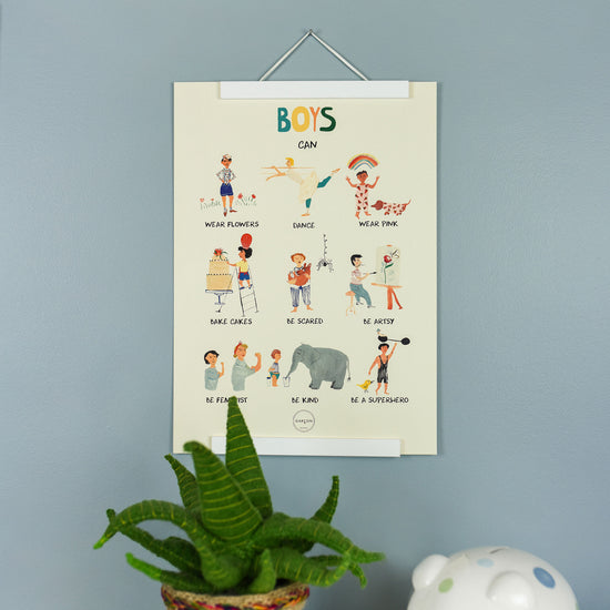 "Boys Can" Poster