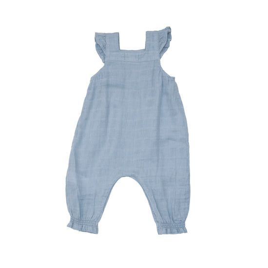 Chambray Smocked Muslin Coverall