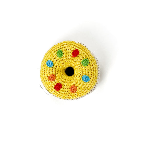 Yellow Donut Rattle