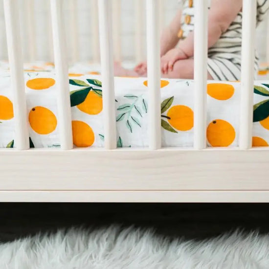 Clementine Muslin Crib Sheet