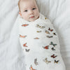 Butterfly Migration Muslin Swaddle