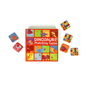 Bob Barner's colorful paper-collage dinosaurs spring to life in this classic 72-card matching game. Young dinosaur fans will have fun while developing their memory, concentration, and matching skills. And they'll delight in learning the names of a variety of amazing dinosaurs!