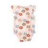 Daisy Hearts Ruffle Sleeve Onesie