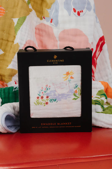 Garden Goose Muslin Swaddle