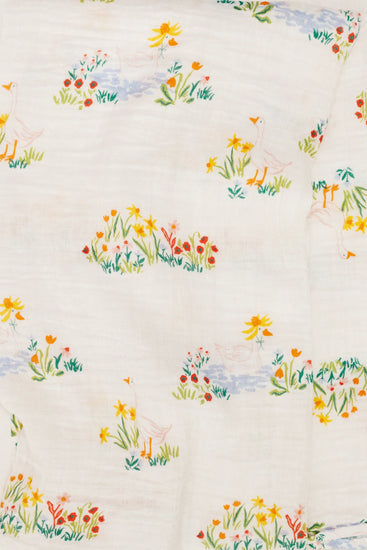 Garden Goose Muslin Swaddle