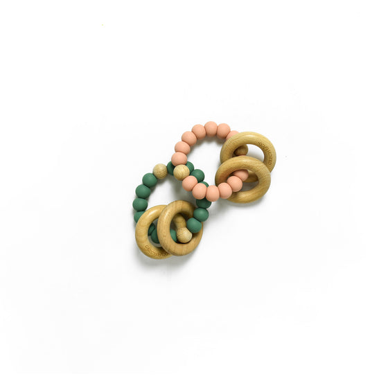 Sedona Teething Ring + Rattle