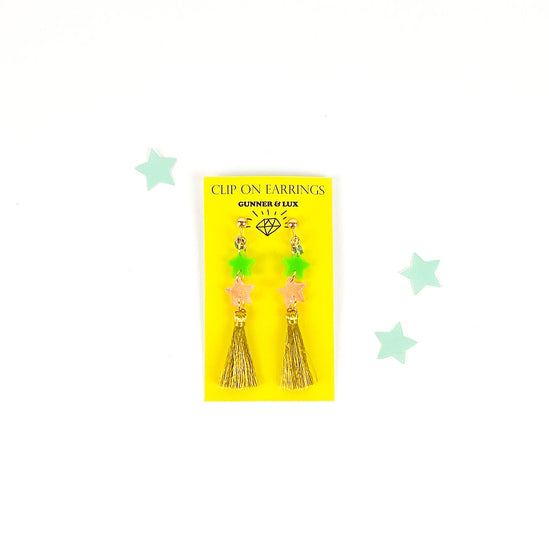"Starlight" Clip-On Earrings (final sale)