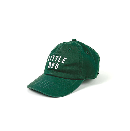 Little Bro Baseball Hat, Hunter Green