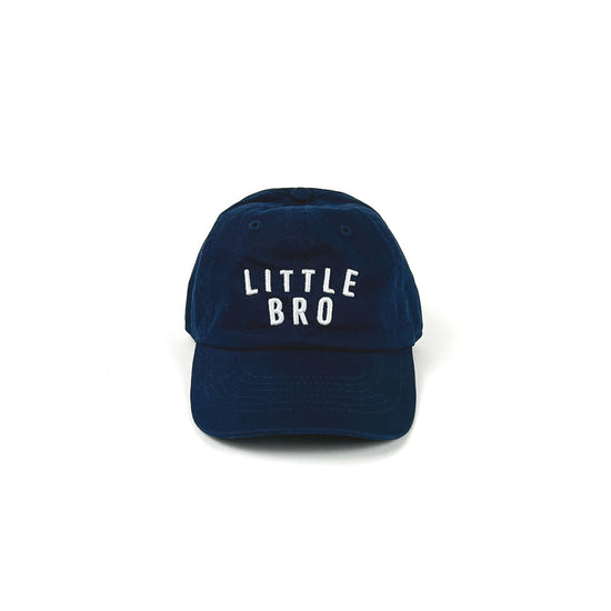 Little Bro Baseball Hat, Navy Blue
