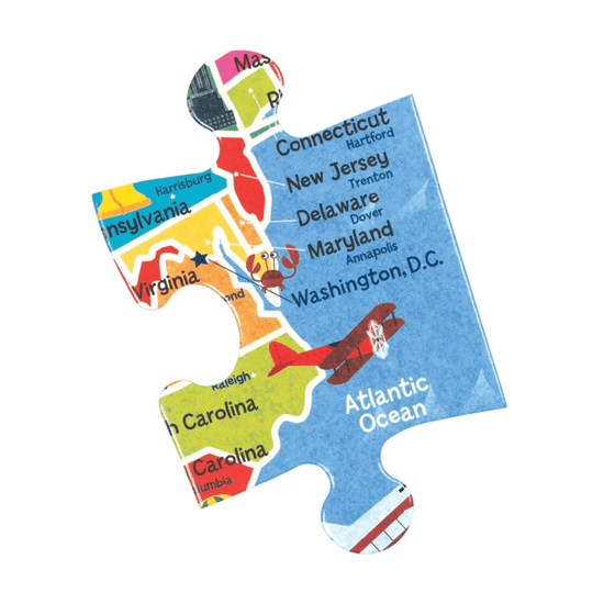 Map of the USA Jumbo Puzzle