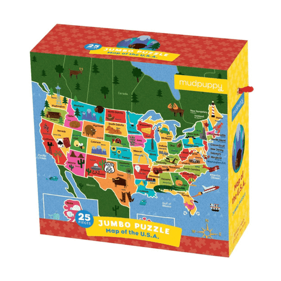 Map of the USA Jumbo Puzzle