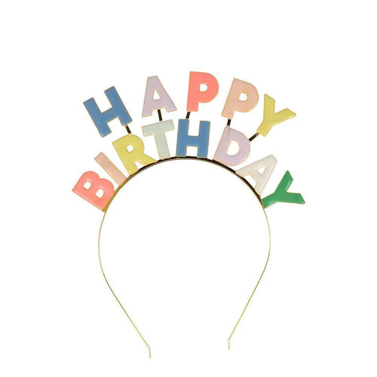 Enamel "Birthday" Headband