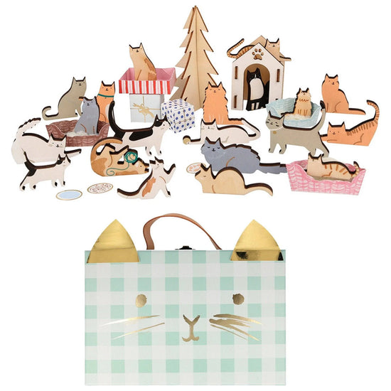 Cat Advent Calendar Suitcase