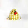 Cherry Gingham Drawstring Bag (final sale)