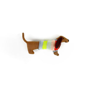 Sausage Dog Baby Rattle