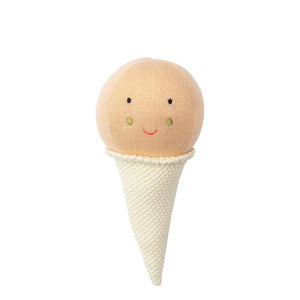 Pink Ice Cream Baby Rattle