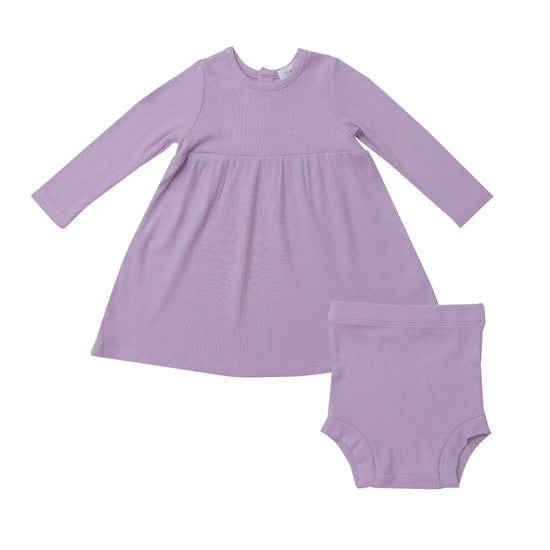 Orchid Bloom Dress & Bloomer Set